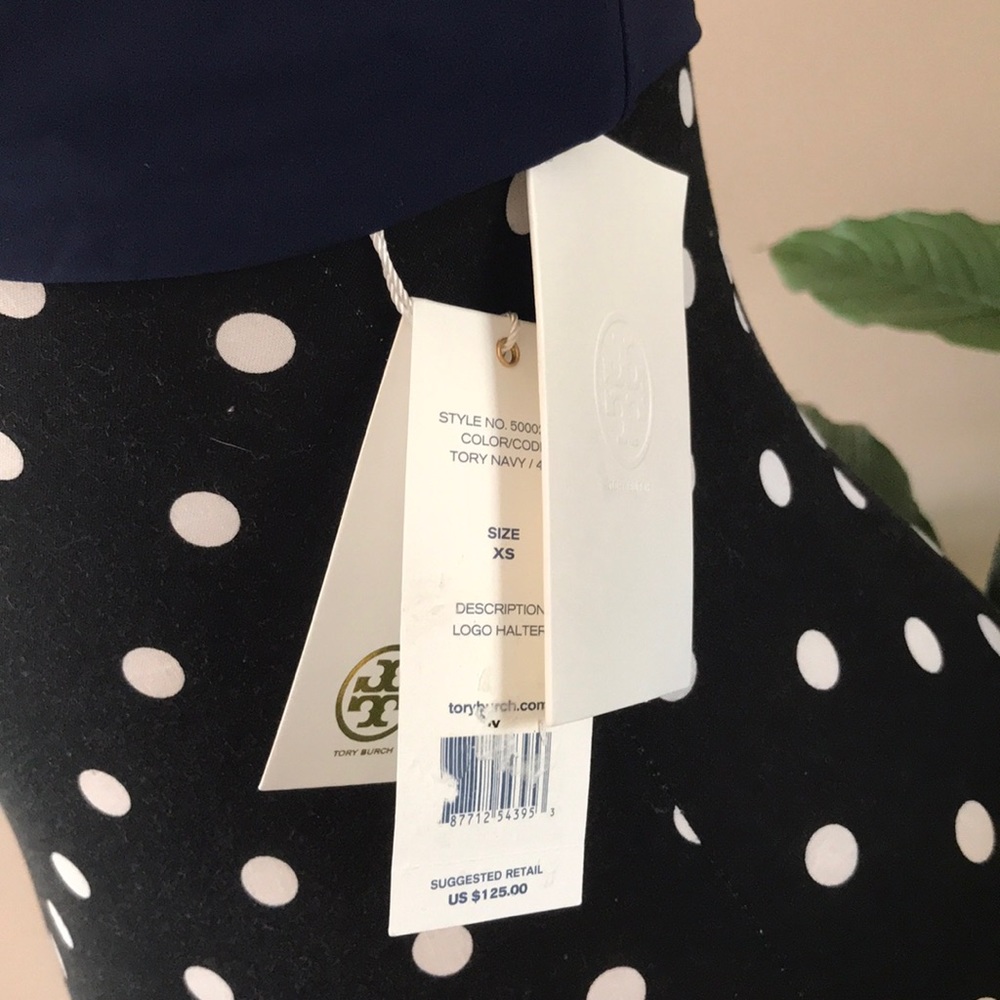 Tory Burch Logo Halter Bikini Top - Picture 5 of 9